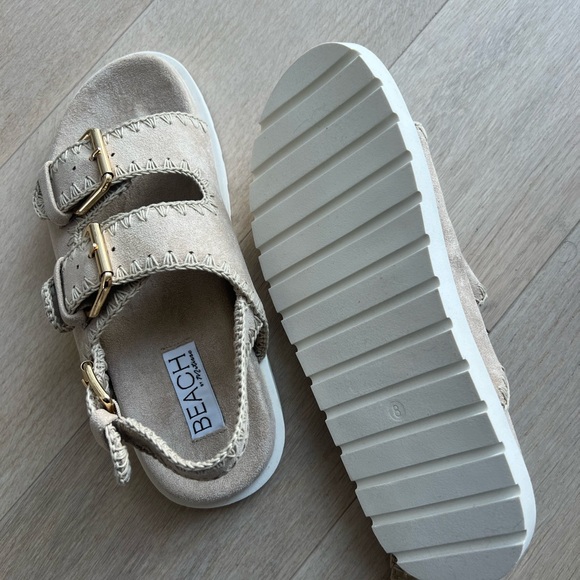 Beach By Matisse Natural Tan Sandals - Picture 2 of 6